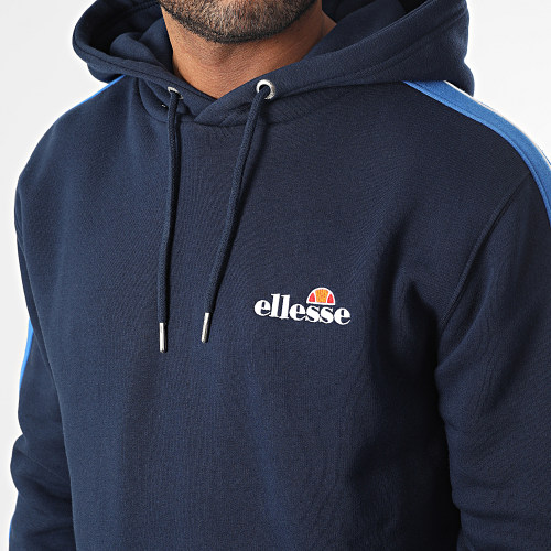 Sweat Capuche A Bandes Paiger SHQ17626 Bleu Marine