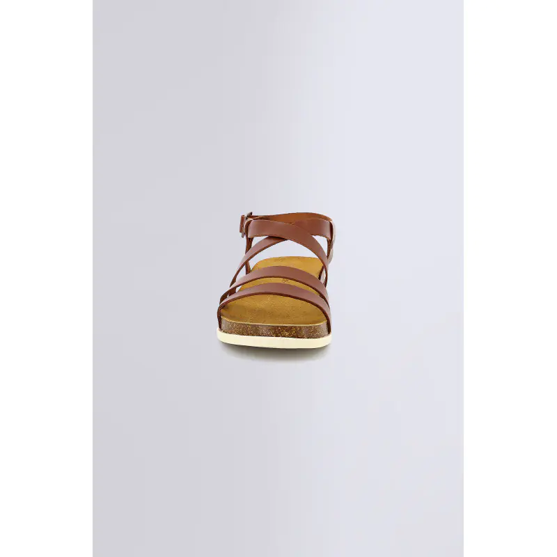 KICK ALICE MARRON CLAIR SANDALES Cuir Femme