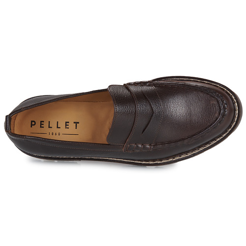 Pellet - MILO - Veau graine pull up chocolat
