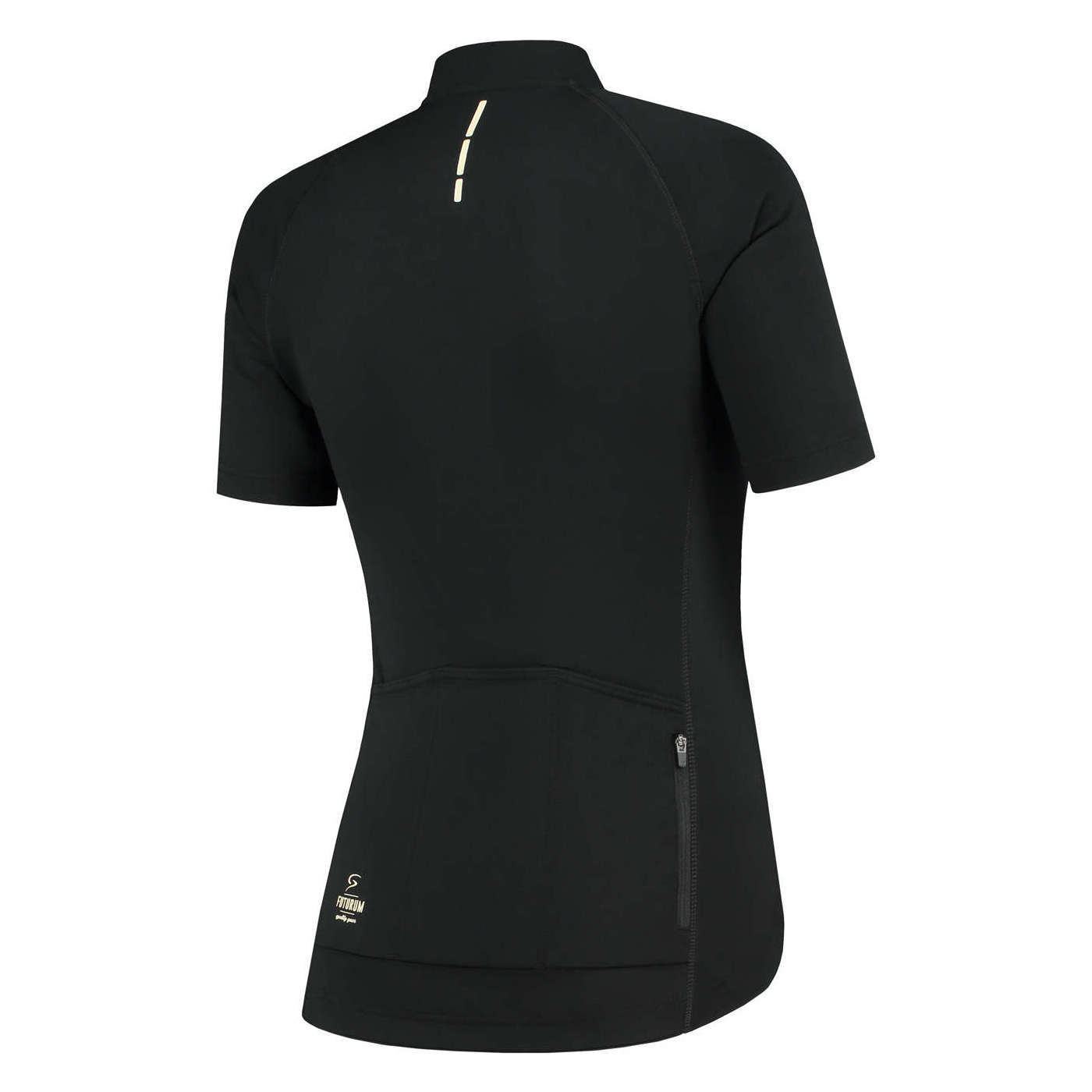 FUTURUM MARA Merino Fietsshirt Korte Mouwen Zwart Dames