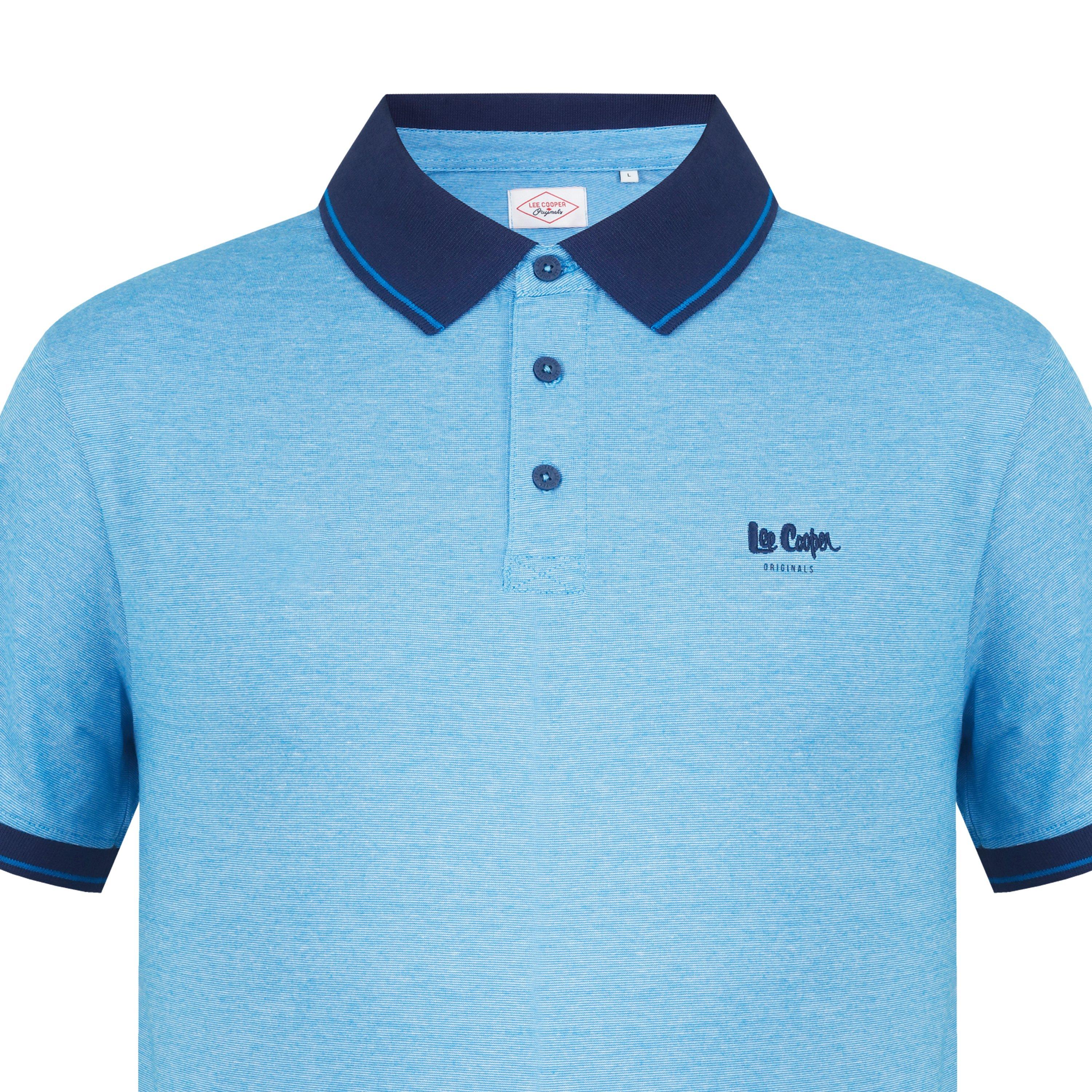 Lee Cooper Stripe Polo Mens