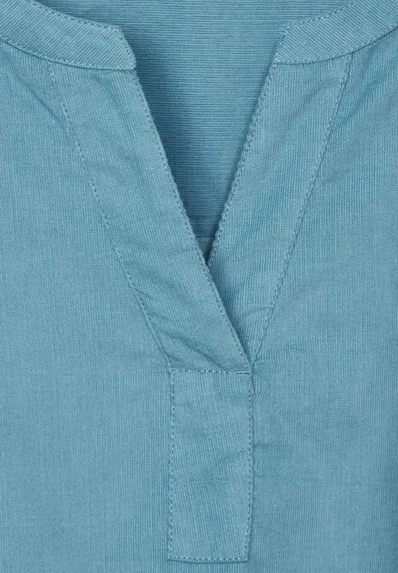 Cordkleid mit 3/4-Arm - adriatic blue