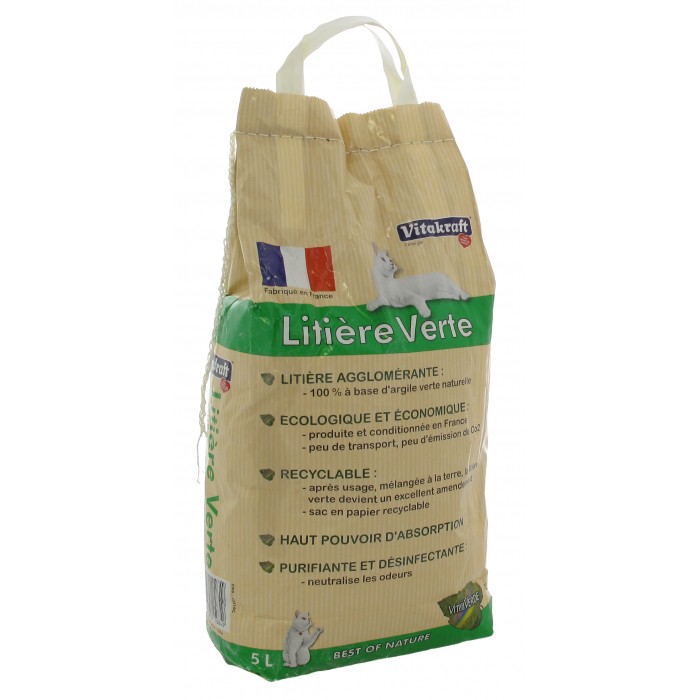 Litière Verte à l'argile