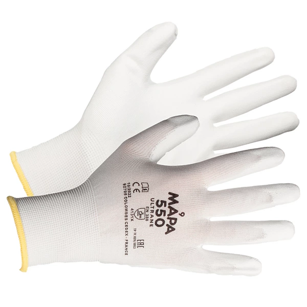 Gants travaux de précision Mapa Ultrane 550 taille 9, lot de 10 paires