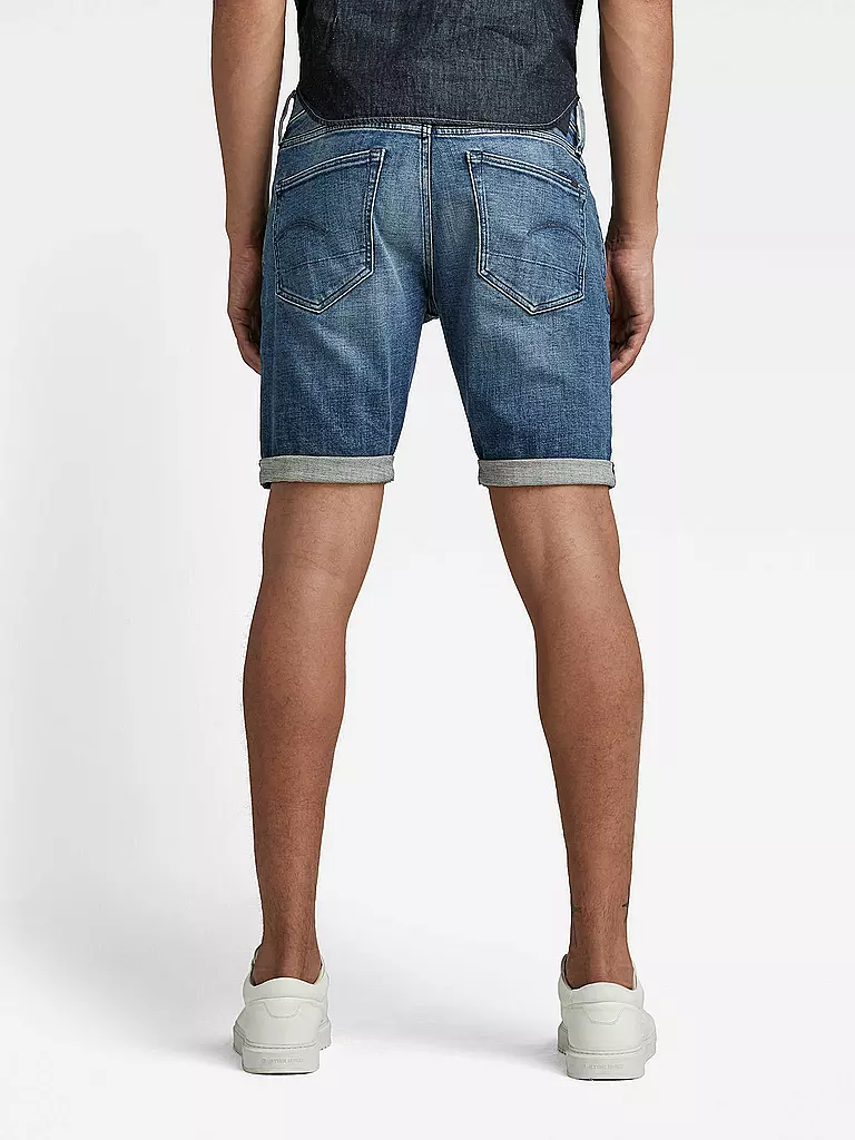 G-STAR RAW Jeans Shorts blau