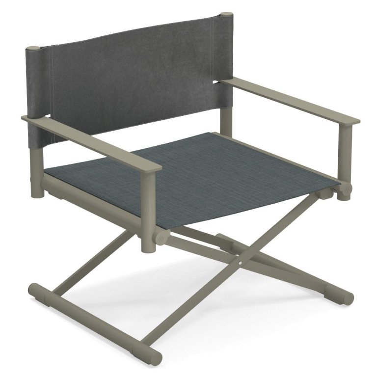 Emu Terra fauteuil opklapbaar grey/ grey green