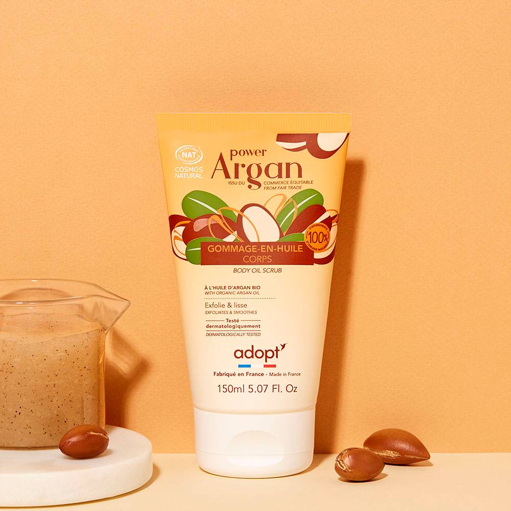 Power argan - Gommage corps en huile 150ml