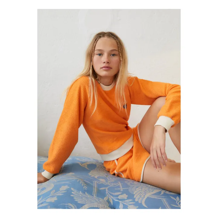 the new society Sweat Compton Eponge | Orange
