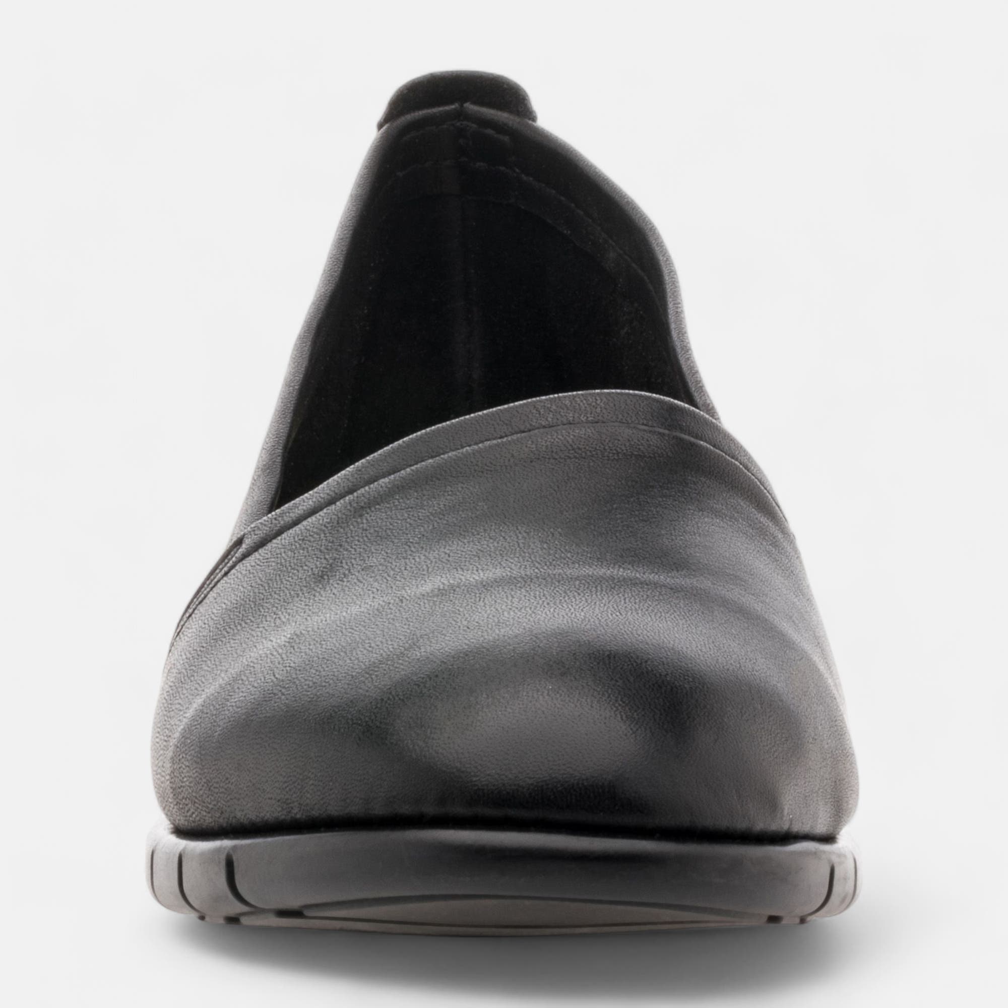 Mocassins Femme en cuir noir