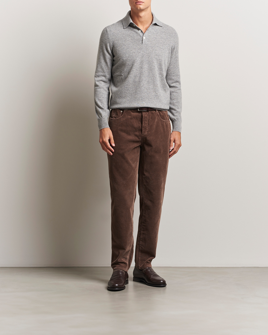 Brunello Cucinelli Leisure Fit Corduroy 5-Pocket Pants Taupe