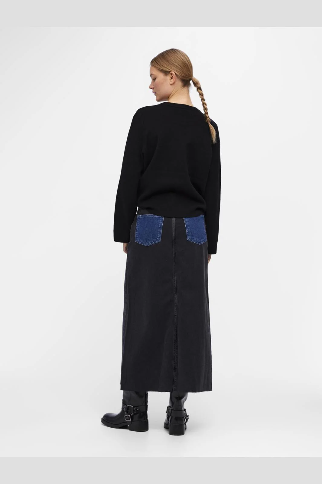 Object Objreynard Square Sleeve O-Neck 4497029 black
