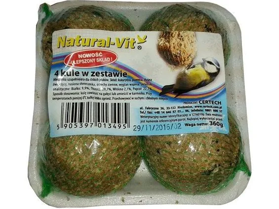 Super Benek Benek Kule Zimowe 90g-4szt Tacka
