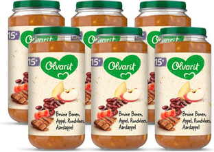 Olvarit 15m  Bruine Bonen Appel Rundvlees Aardappel 250GR