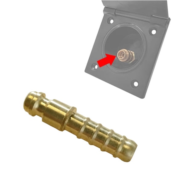 Raccord rapide gaz tétine 6mm