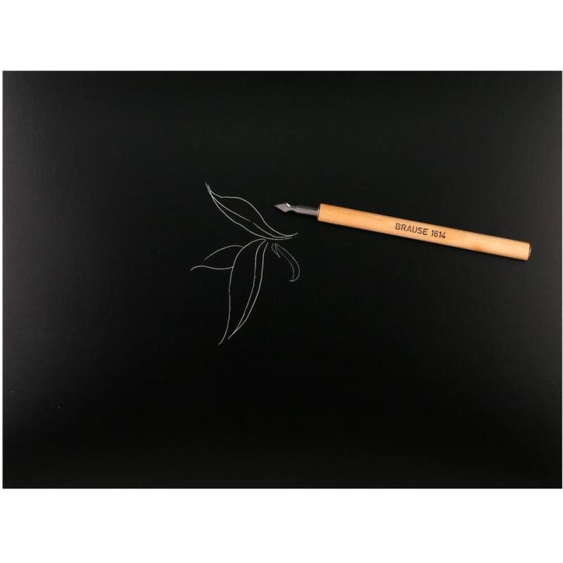 Carte à Gratter pochette 2F 24x32cm 520g - Noir