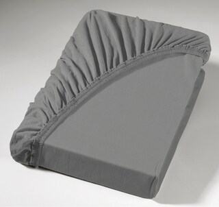 Vario Jersey-Spannbetttuch 140-160 x 200 cm granit