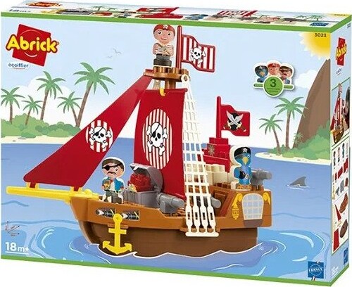 Piratskib Legetøj Med Figurer - Ecoiffier Abrick