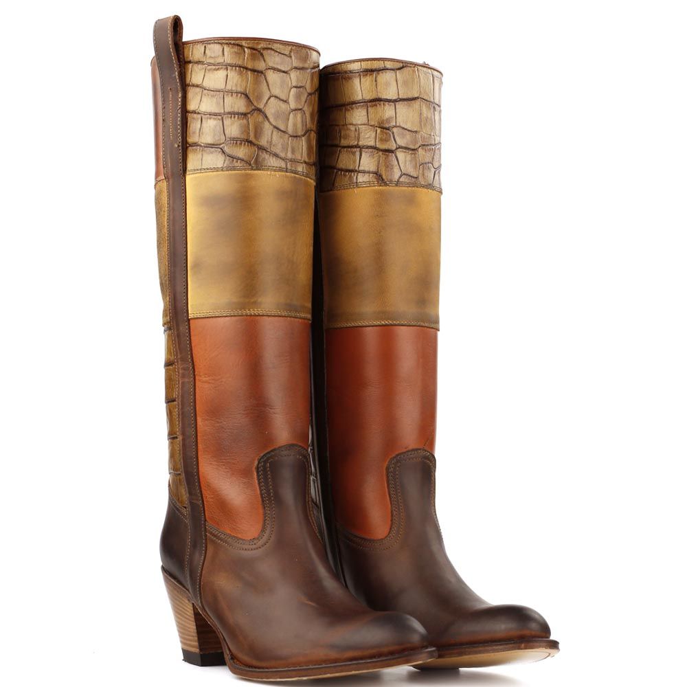 Sendra 8576 patchwork laarzen