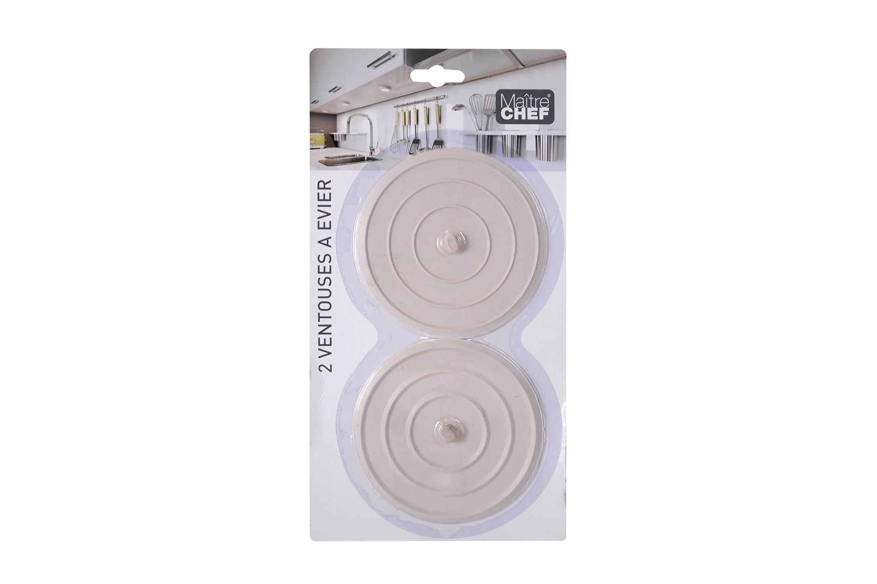 SET 2 VENTOUSES EVIER