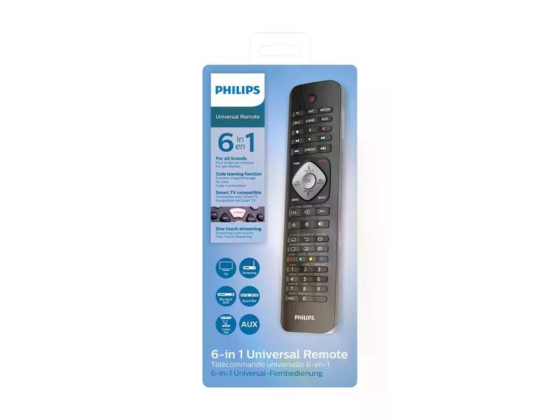 Philips Fernbedienung SRP5016 6-in-1-Universal-Fernbedienung