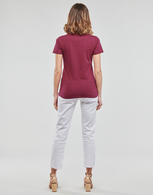 Guess - SS CN ICON TEE - Bordeaux