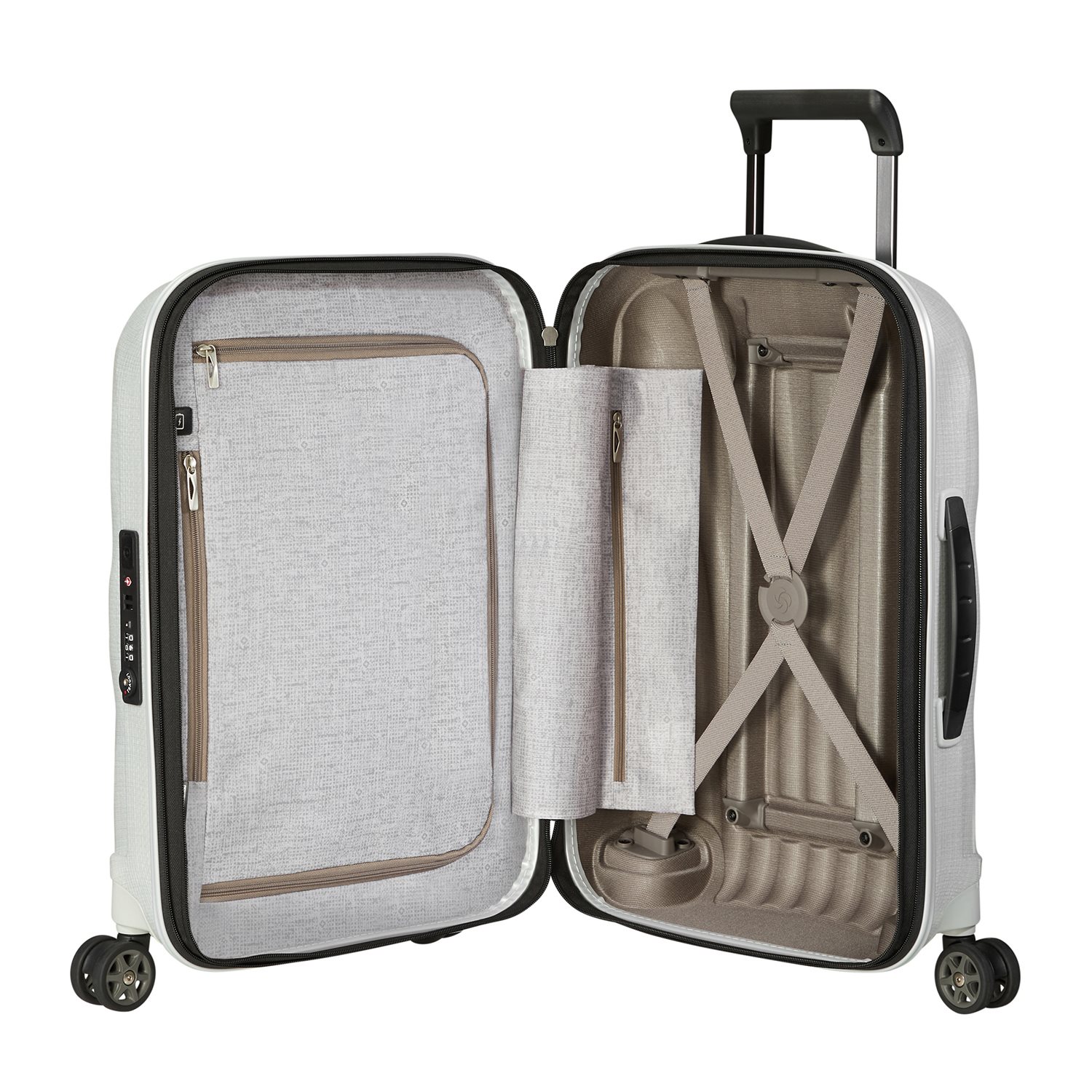 Samsonite C-Lite Spinner 55 Exp off white