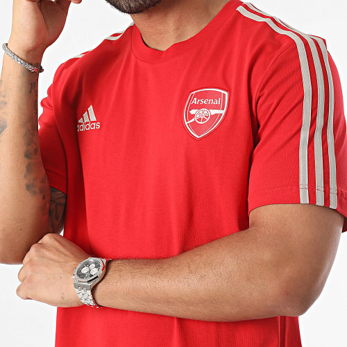 Tee Shirt A Bandes Arsenal FC DNA HZ2065 Rouge