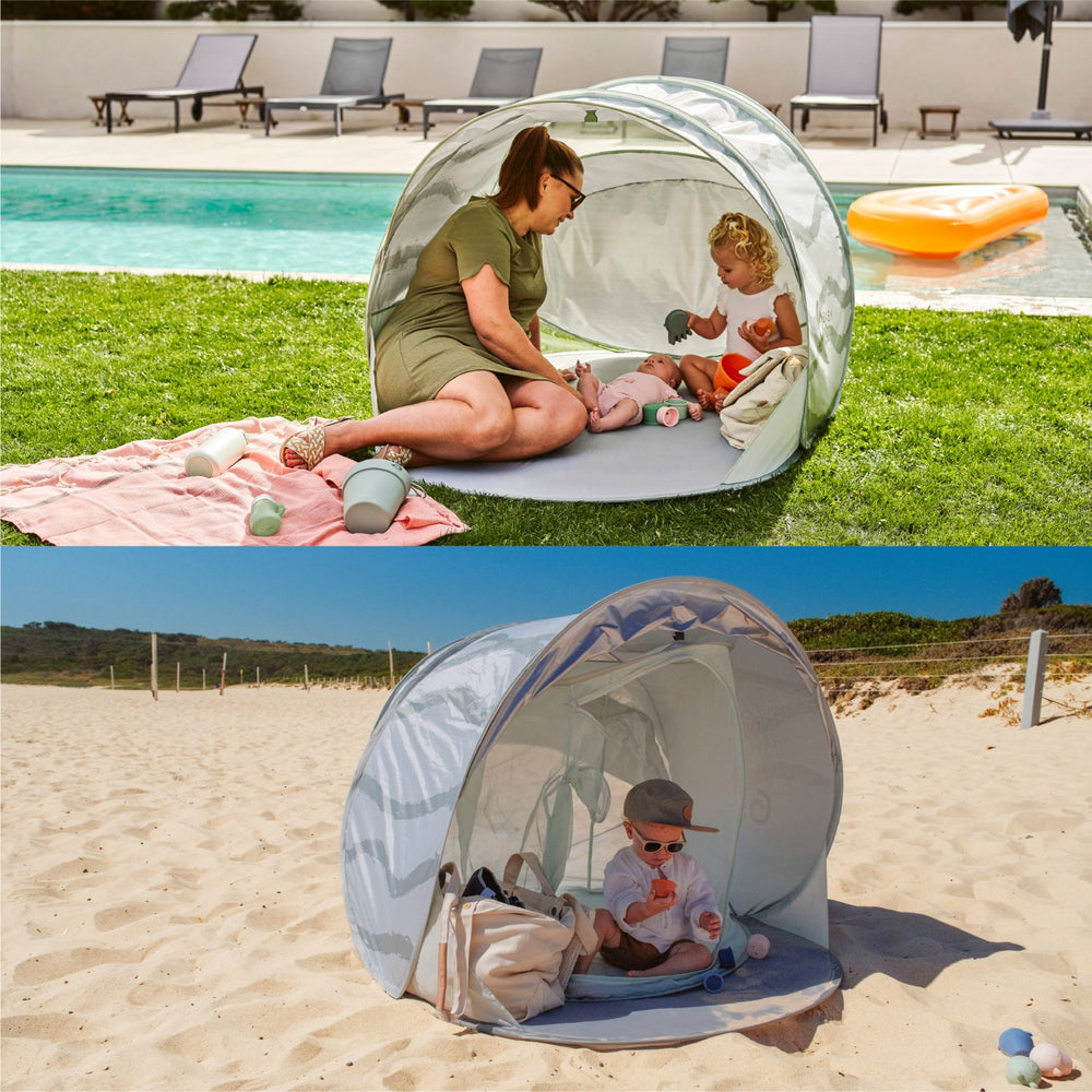 Køb Babymoov Green Lagoon Anti UV Shelter Moov & Protect