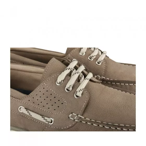 Chaussures bateau TAUPE MEGIS CASUAL