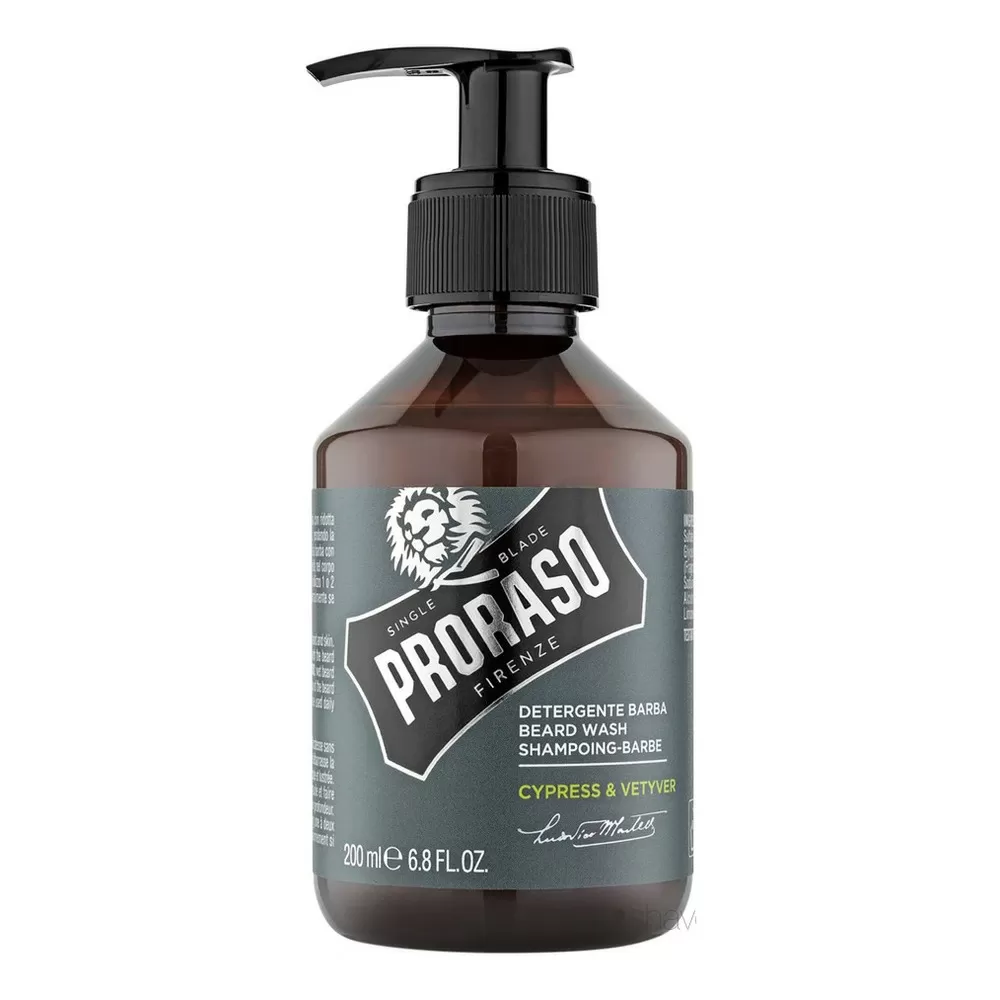 Proraso Skægshampoo Cypress & Vetiver - 200 ml.
