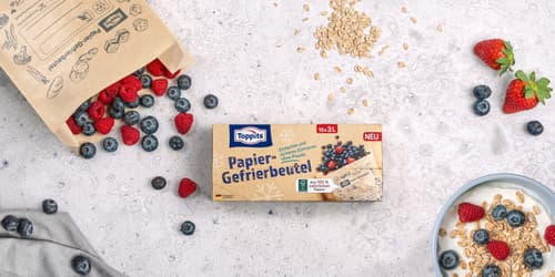 Toppits® Papier-Gefrierbeutel 3L