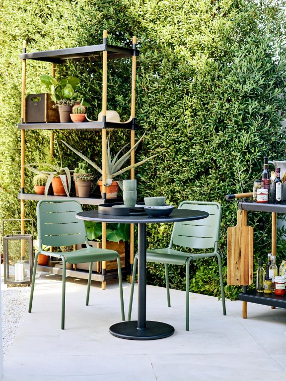 Cane-Line Copenhagen City tuinstoel Olive Green