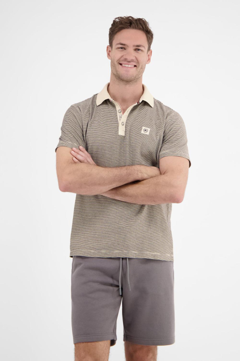 Lerros beige heren polo