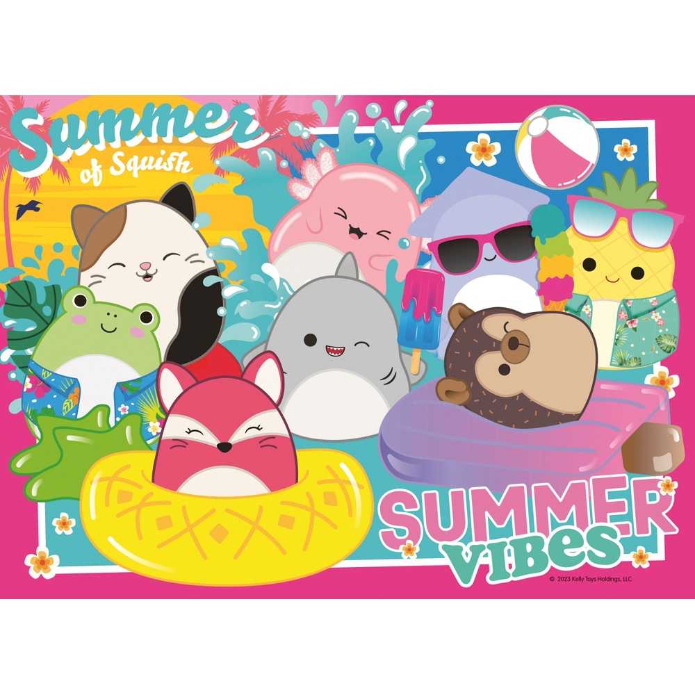 Ravensburger Squishmallow 4 x 100-teiliges Riesen-Puzzle