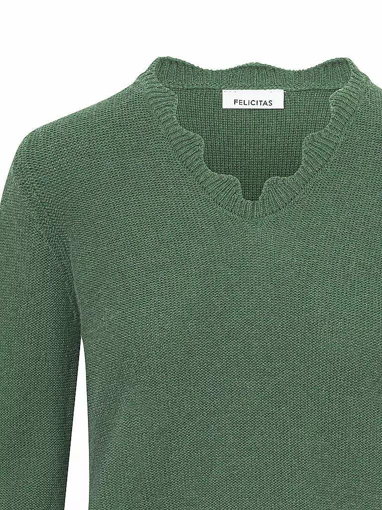 FELI & HANS Pullover PIPPA dunkelgrün