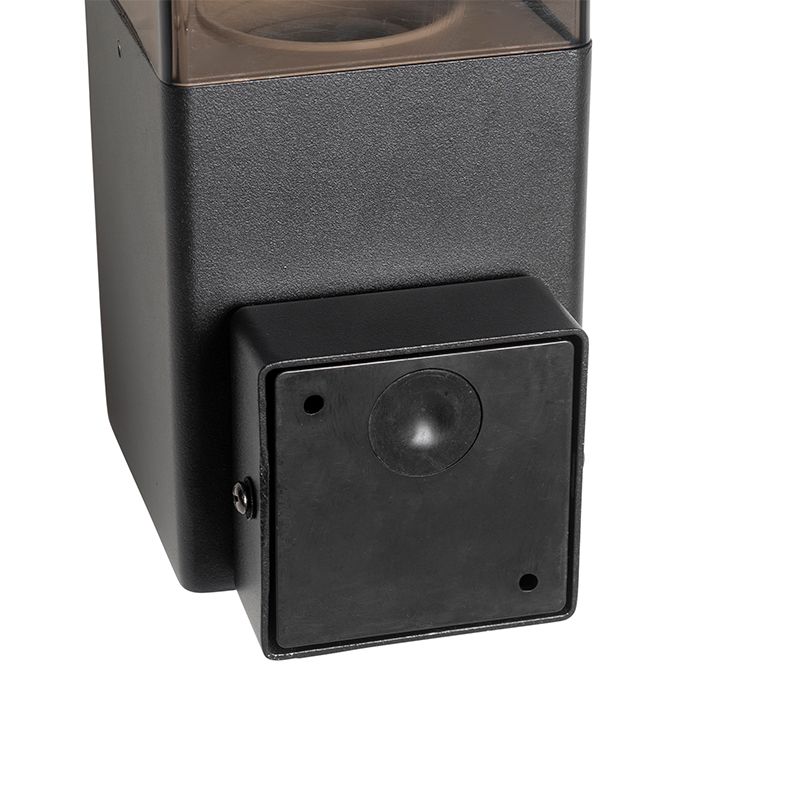 Buiten wandlamp zwart IP44 met schemerschakelaar - Denmark