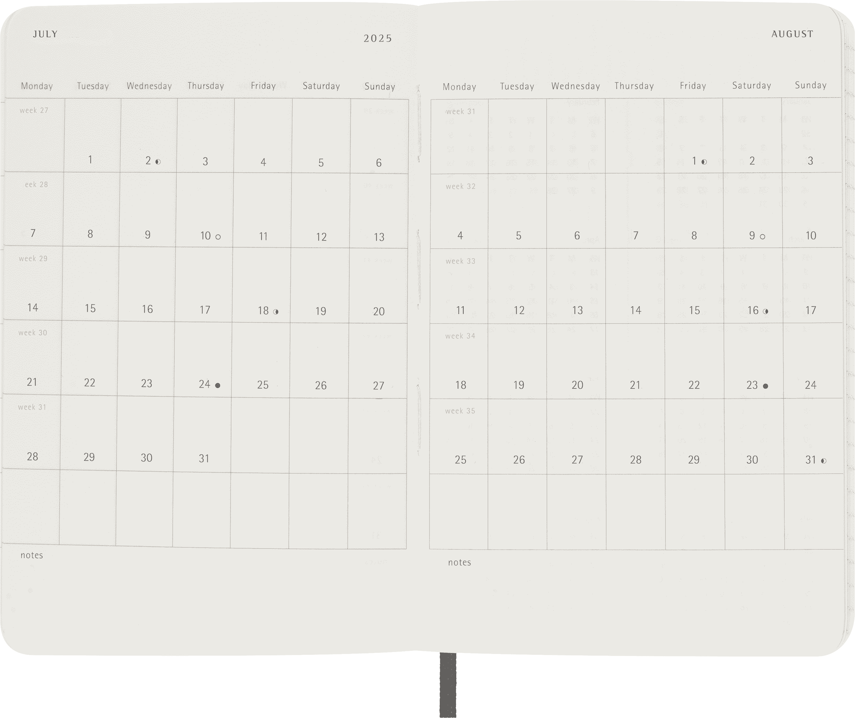 Classic Planner 2025 Pocket Daily, soft cover, 12 months