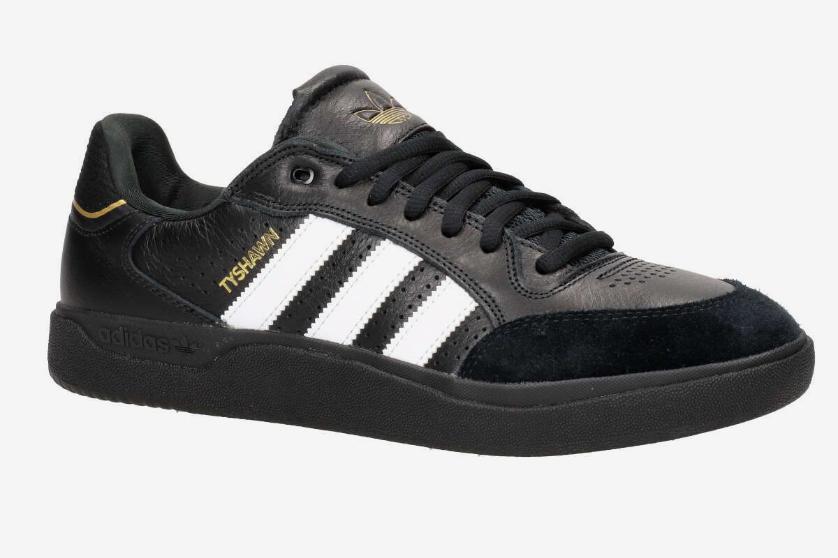 adidas Skateboarding Tyshawn Low Schuh (core black white gold melange II)