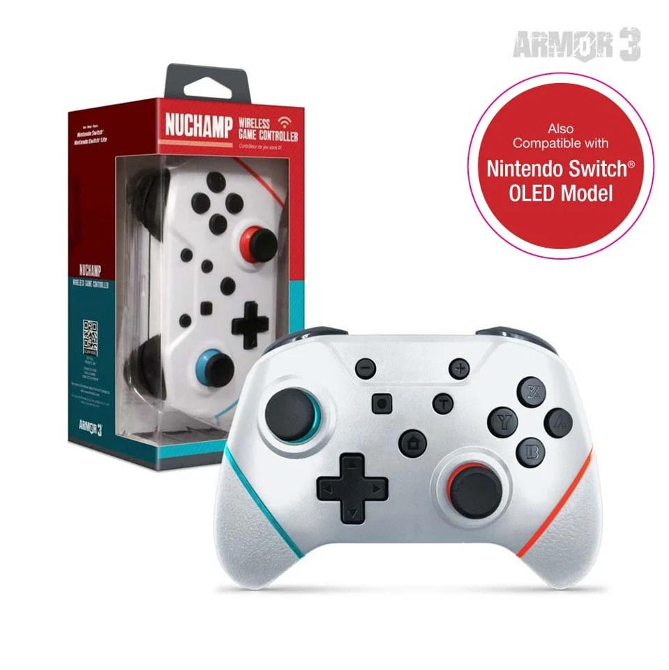 Hyperkin Nuchamp Wireless Controller - Switch/Lite (White)