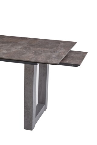 self Esstisch KASIMIR U 160-210 x 90 cm NB graphit