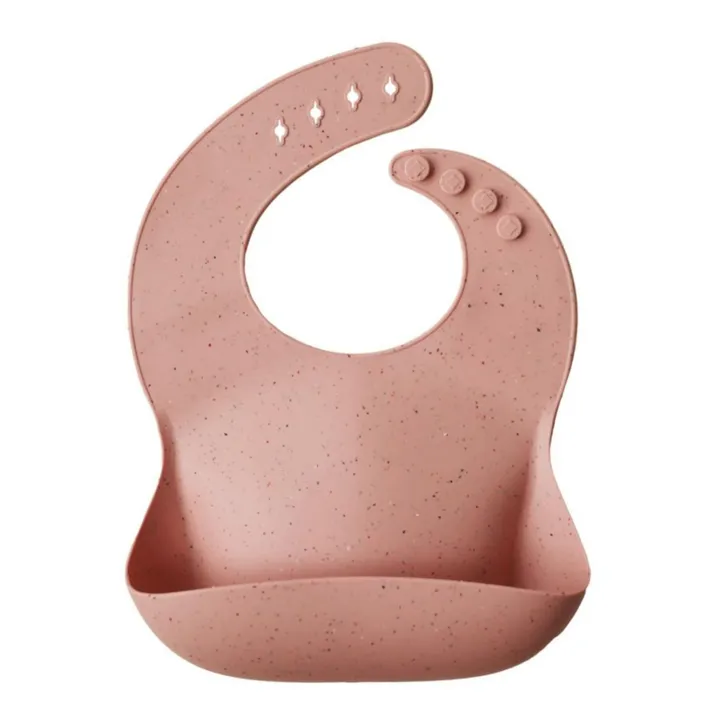 Mushie Bavoir en silicone | Rose pêche