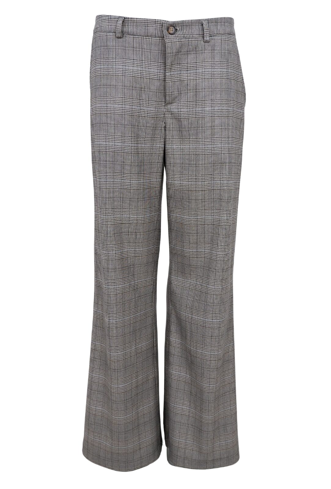 Black Colour Bcnikka Chequered Box Pant