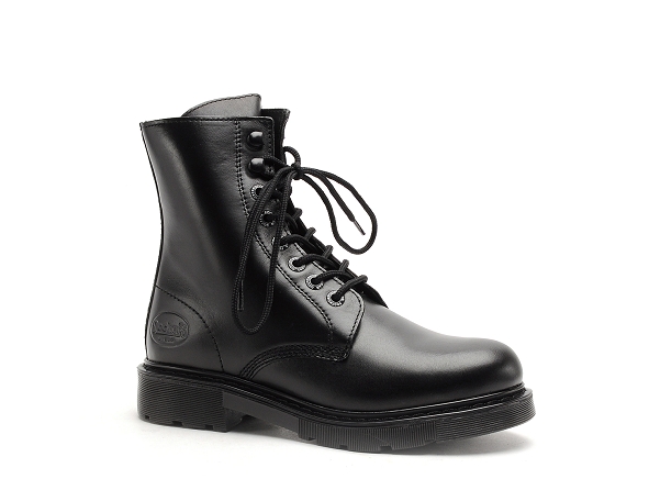 Dockers boots bottine plates femme 45en201 noir