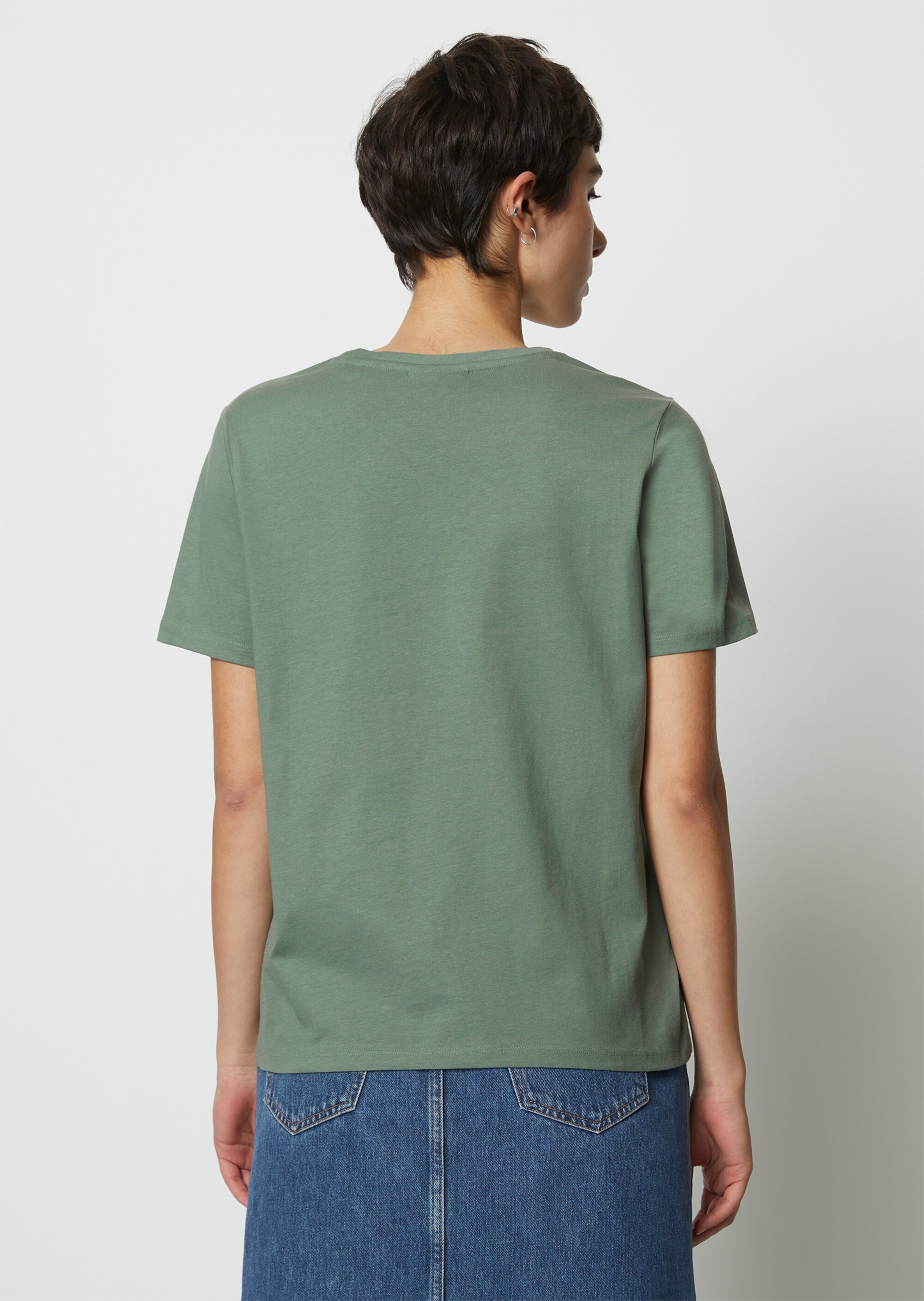 Logo-T-Shirt regularaus Organic Cotton