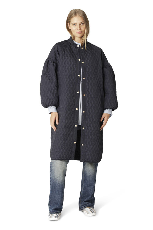ILSE JACOBSEN Quilt Jacket Blå