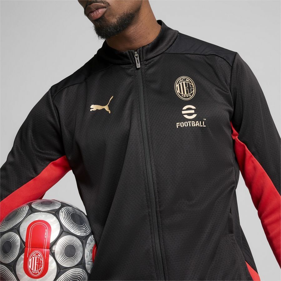 Milan AC Veste d'Entraînement - Noir/For All Time Red