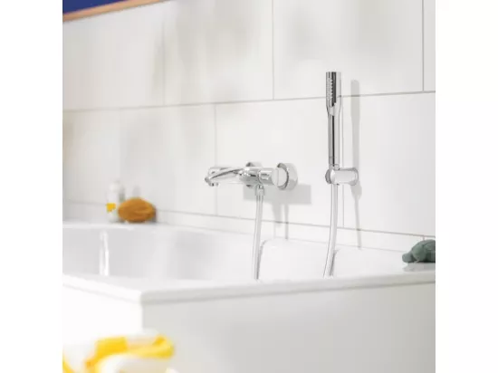 Pack douchette 1 jet GROHE Vitalio Get Stick chromé avec flexible 1500 chromé