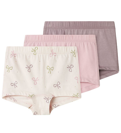 Name It Hipsters - 3er-Pack - Noos - NmfTights - Kaum Pink/Bows