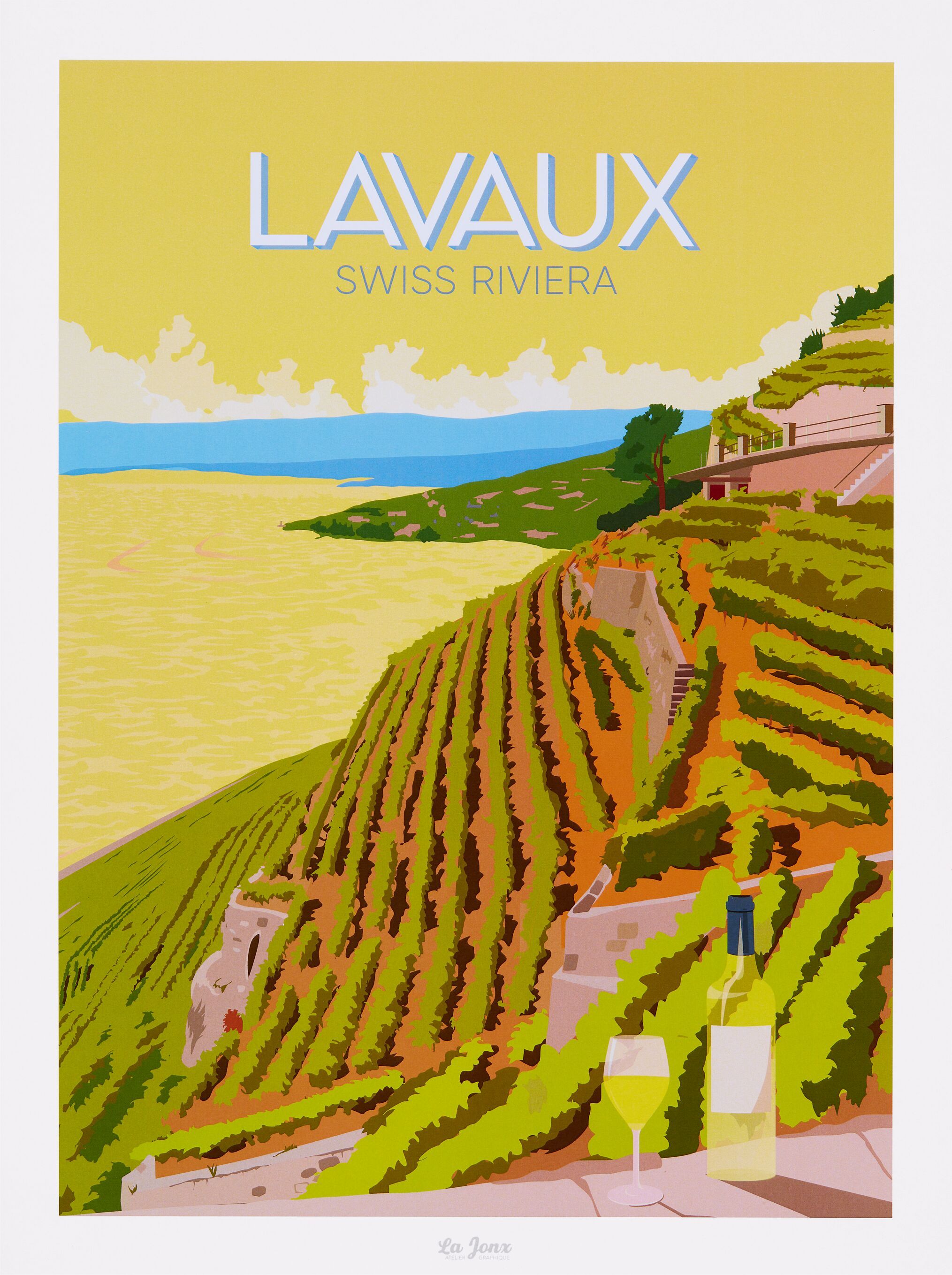 La Jonx LAVAUX Poster - B: 30.0 cm x T: 0.1 cm x H: 40.0 cm