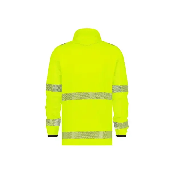 DASSY ® CAMDEN (300504) MELLEMLAGSJAKKE MED HØJ SYNLIGHED gul og grå